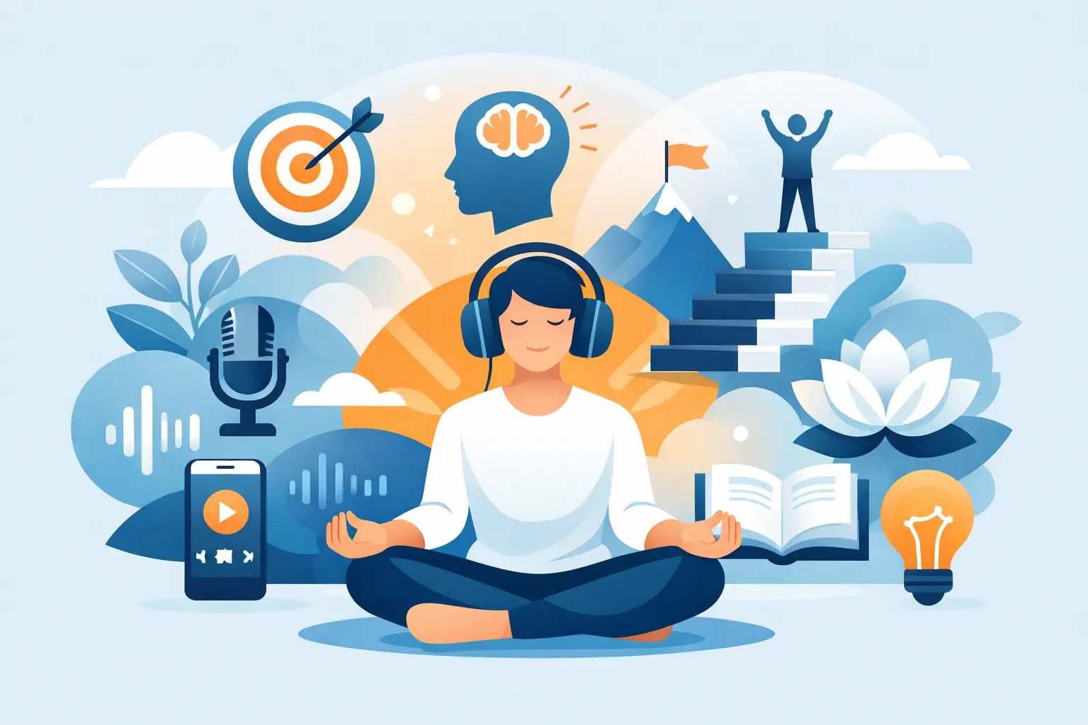 12 Best Podcasts for Self Mastery