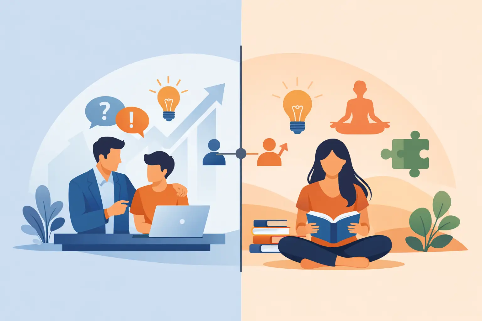 Daily Mentorship vs Self Help: What Works?