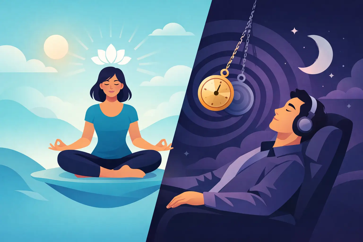 Guided Meditation vs Hypnosis: Which Helps?