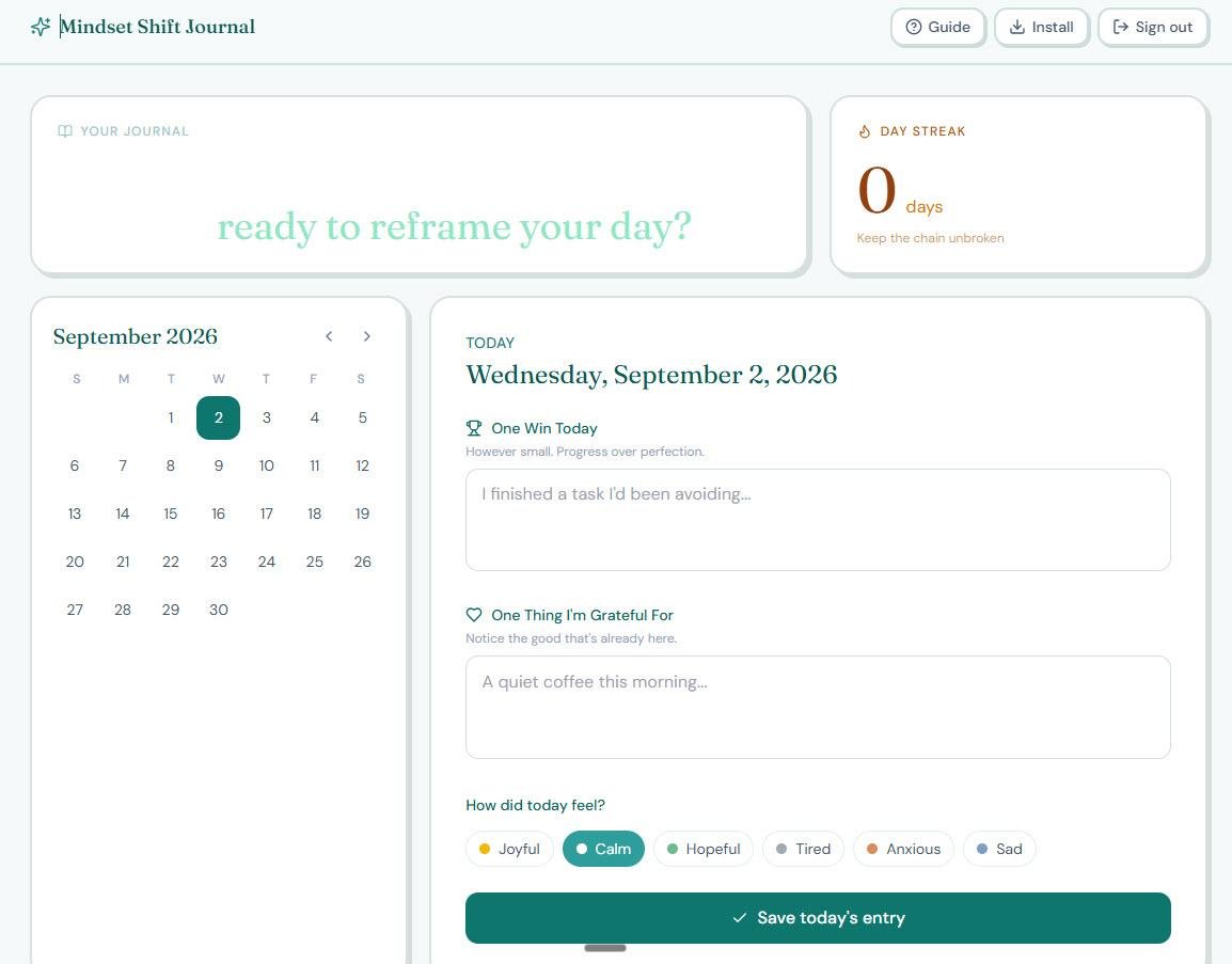 daily journal